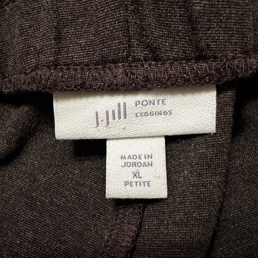 J. Jill | Women’s Petite Charcoal Ponte Leggings Size Petite XL - Picture 7 of 8